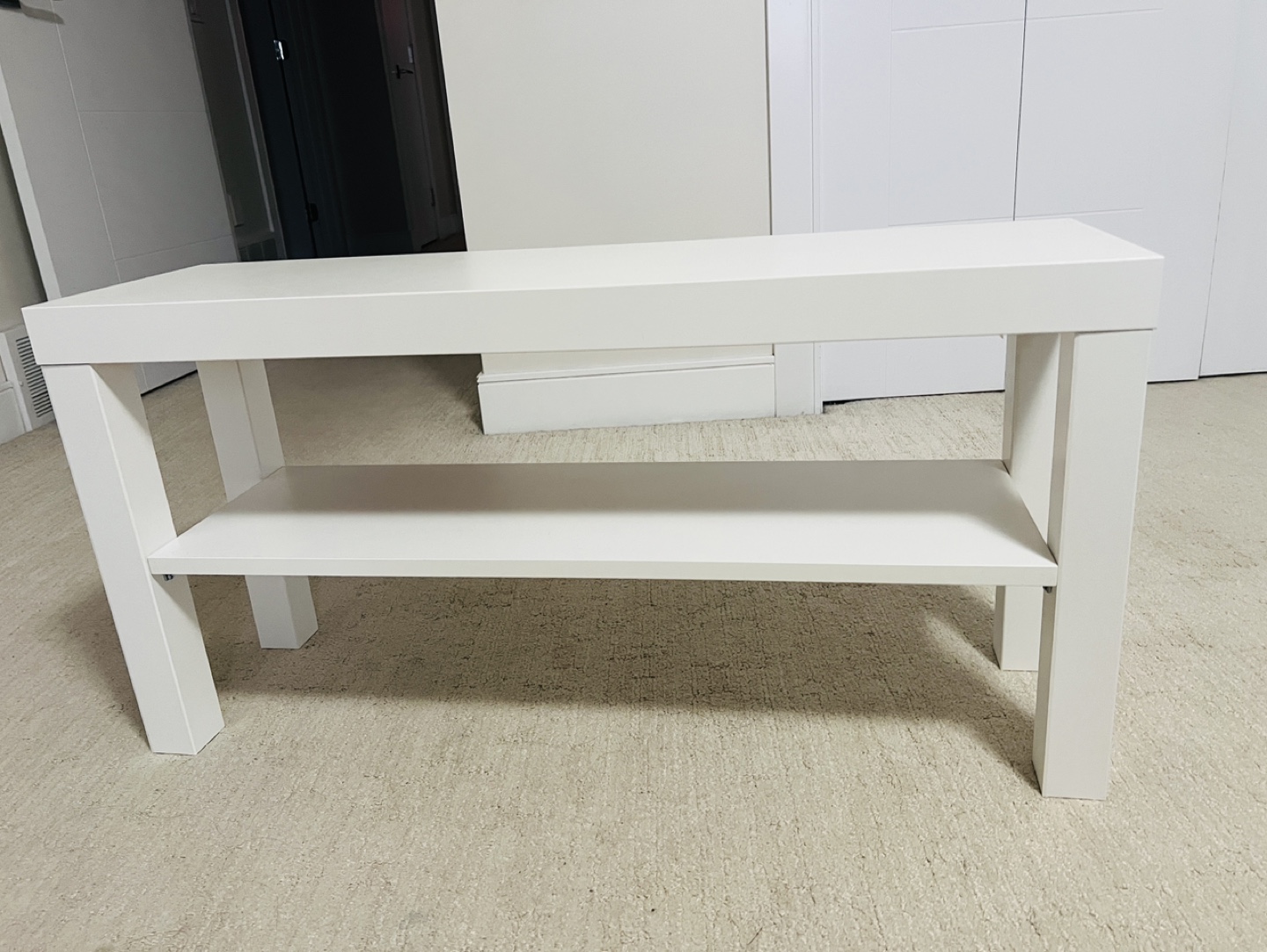 White IKEA Console Table 🥕💚 - photo 2