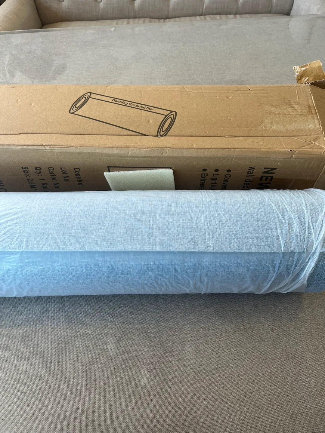 New Wall Deco Glasscloth Peel & stick (light blue) image indicator(4)