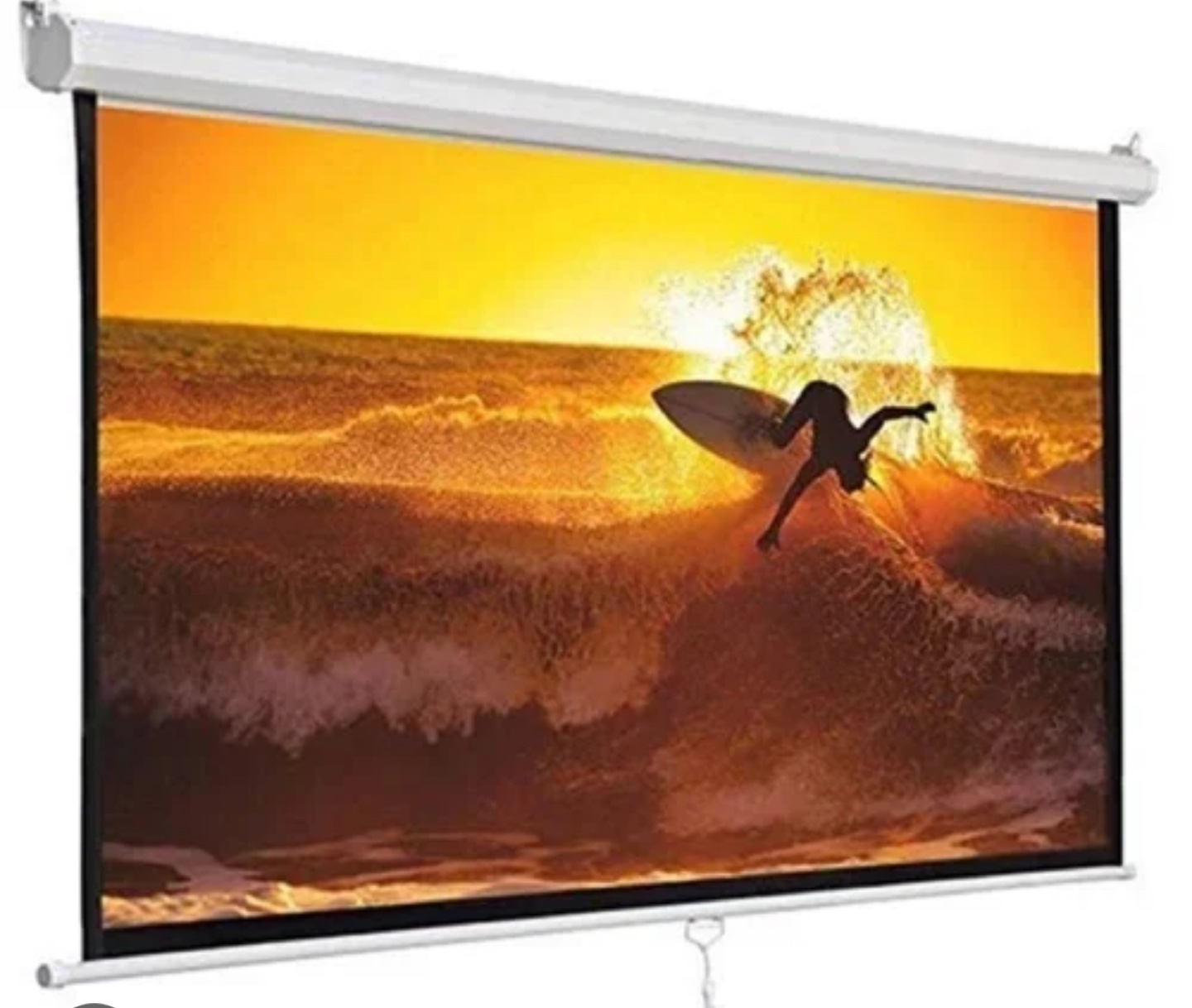 Volare L-74 Digital Projector Self-Lock Screen