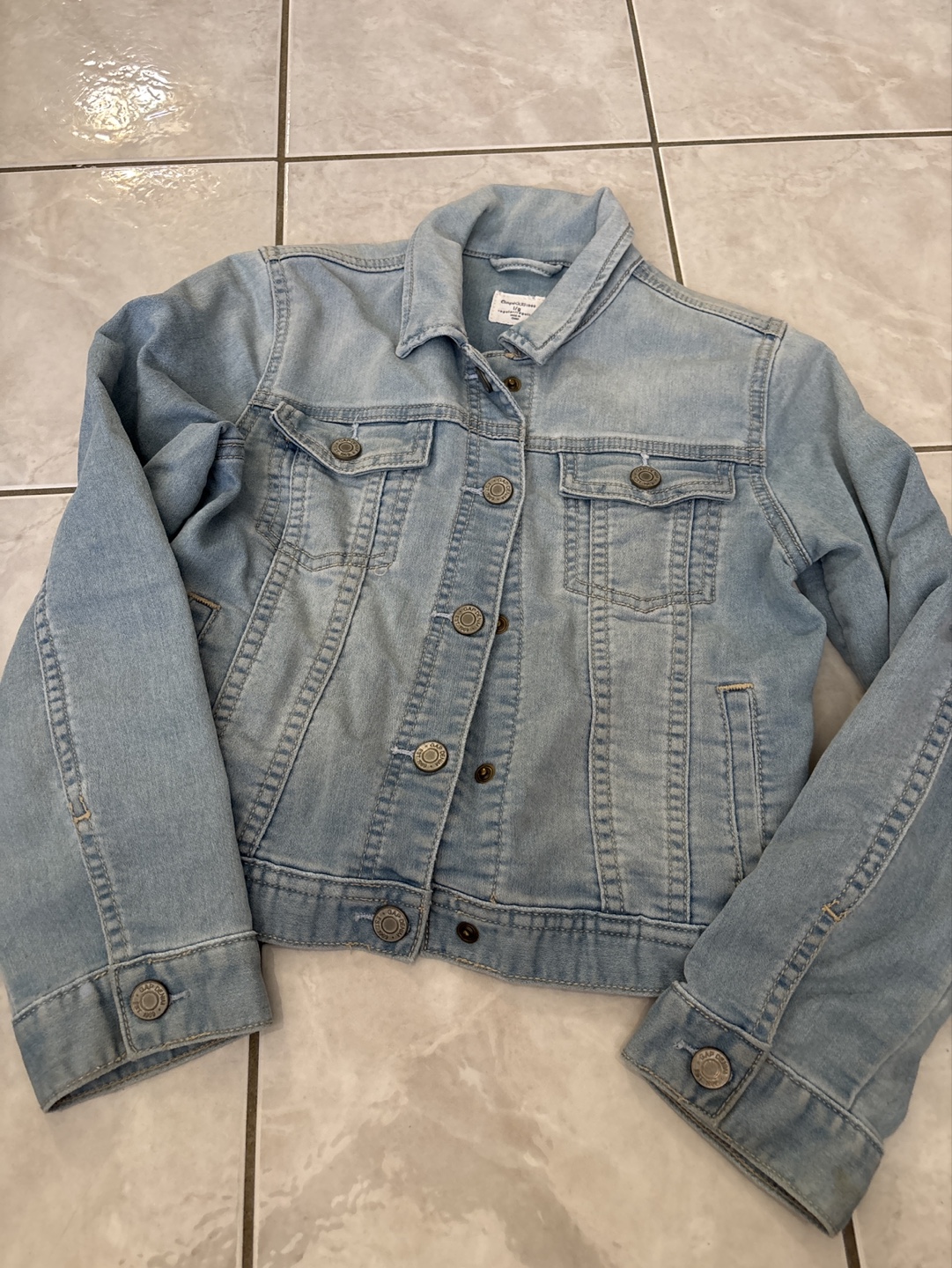 GapKids Light Wash Denim Jacket - Size 11/12