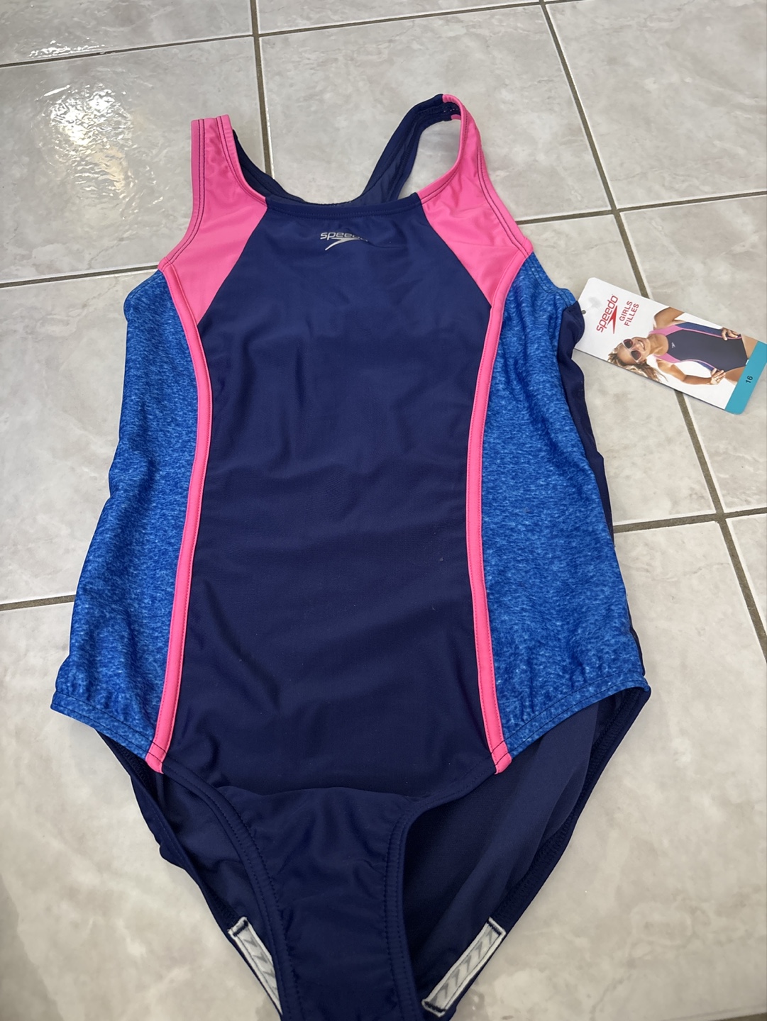 Speedo Girls' Size 16 Swimsuit