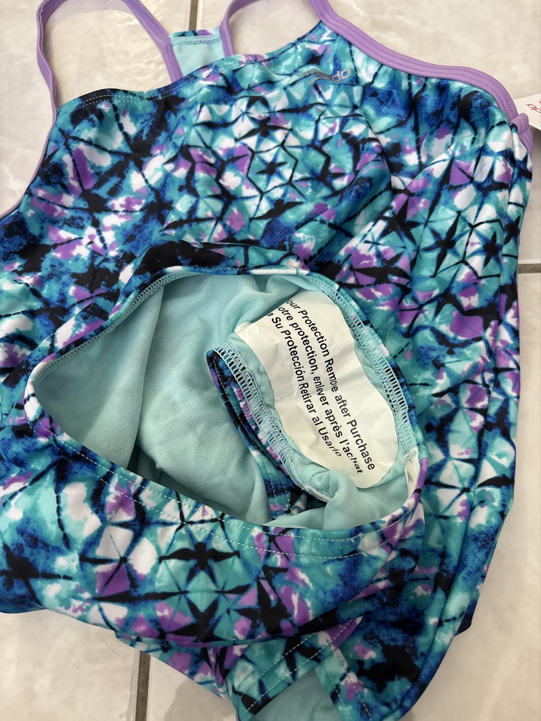 Speedo Girls One-Piece Swimsuit Size 16 - photo 3