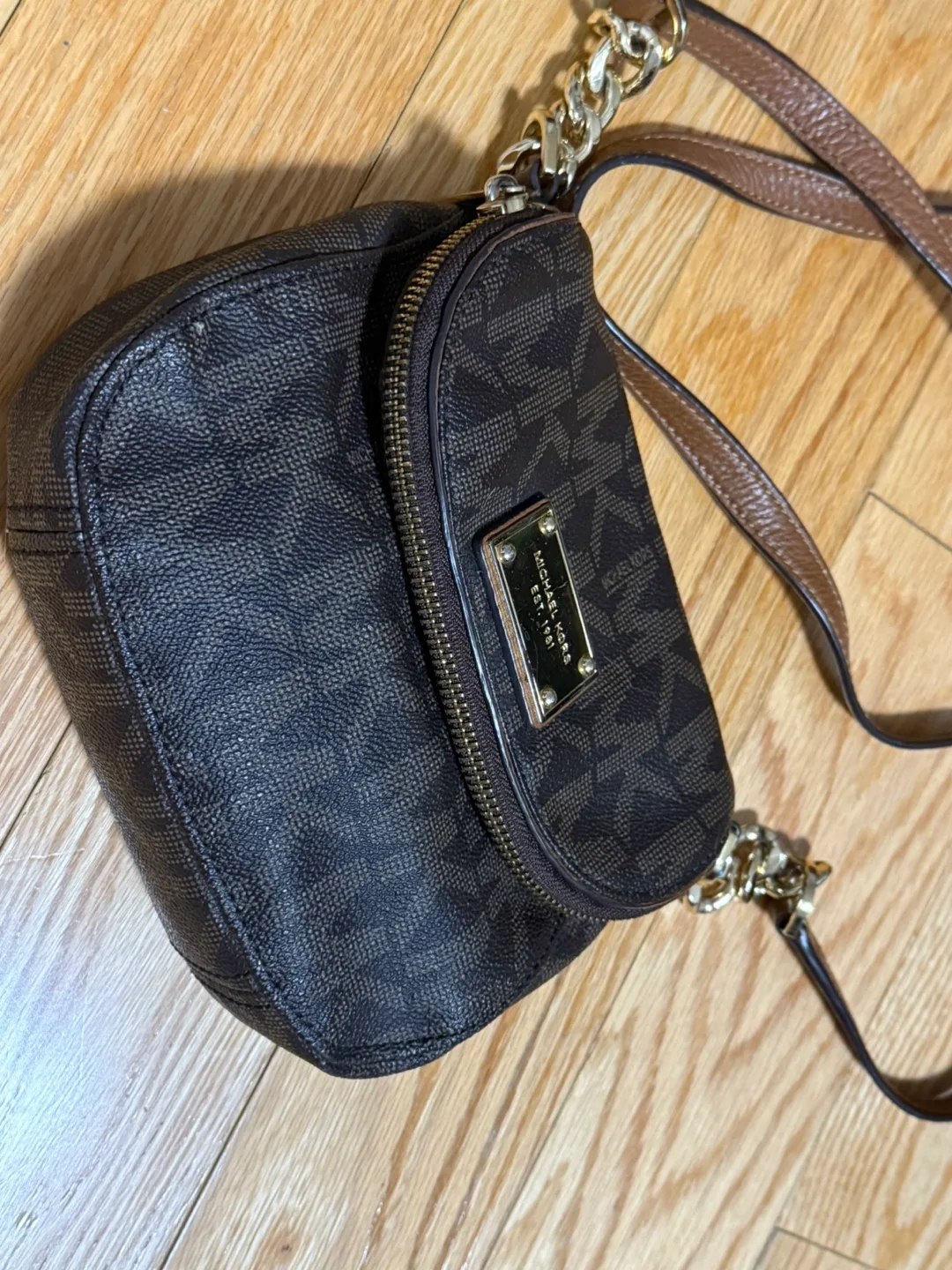 Michael Kors Brown Crossbody Bag thumbnail