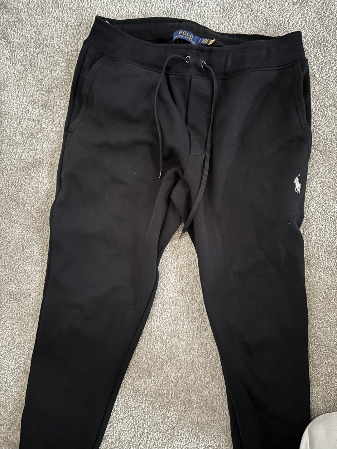 Polo Ralph Lauren Black Joggers - Size Small