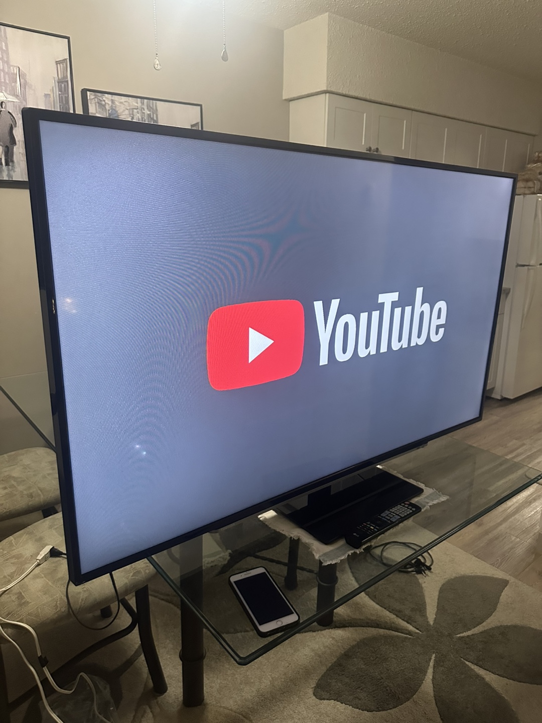 60-inch smart TV (older model) in impeccable condition.