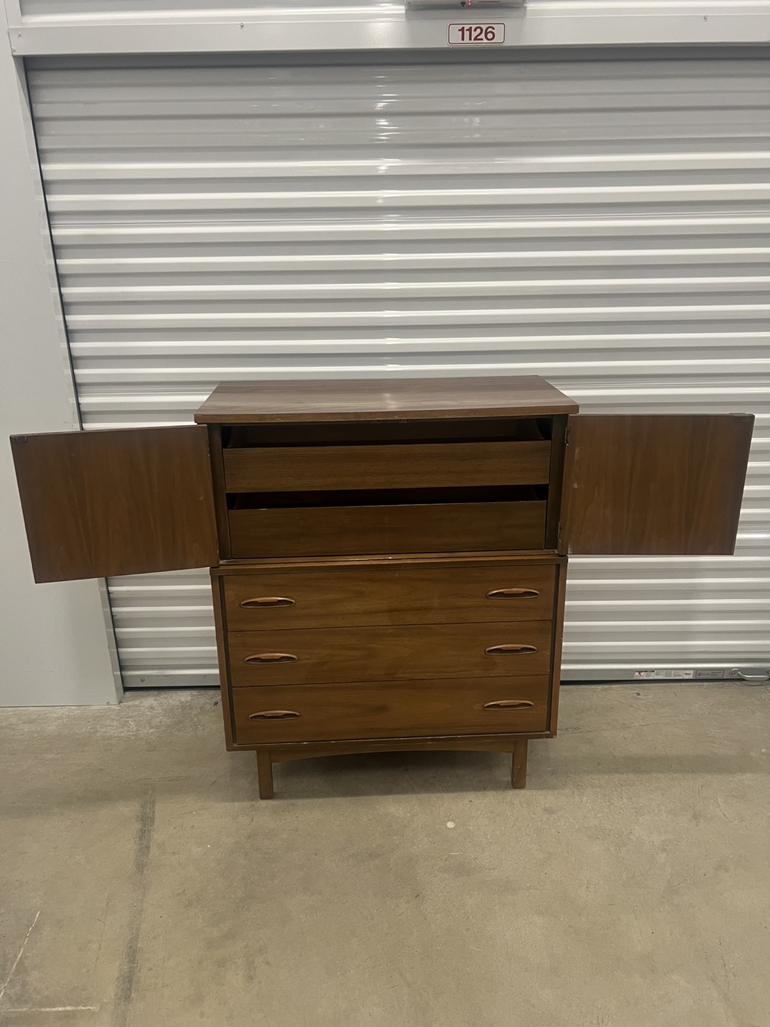 Mid-Century Modern Highboy Dresser - photo 5