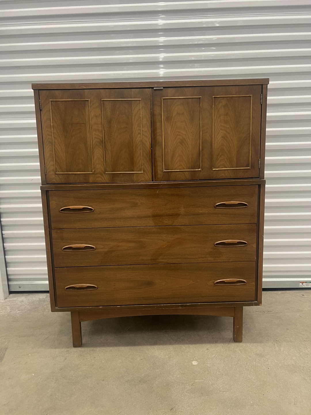 Mid-Century Modern Highboy Dresser