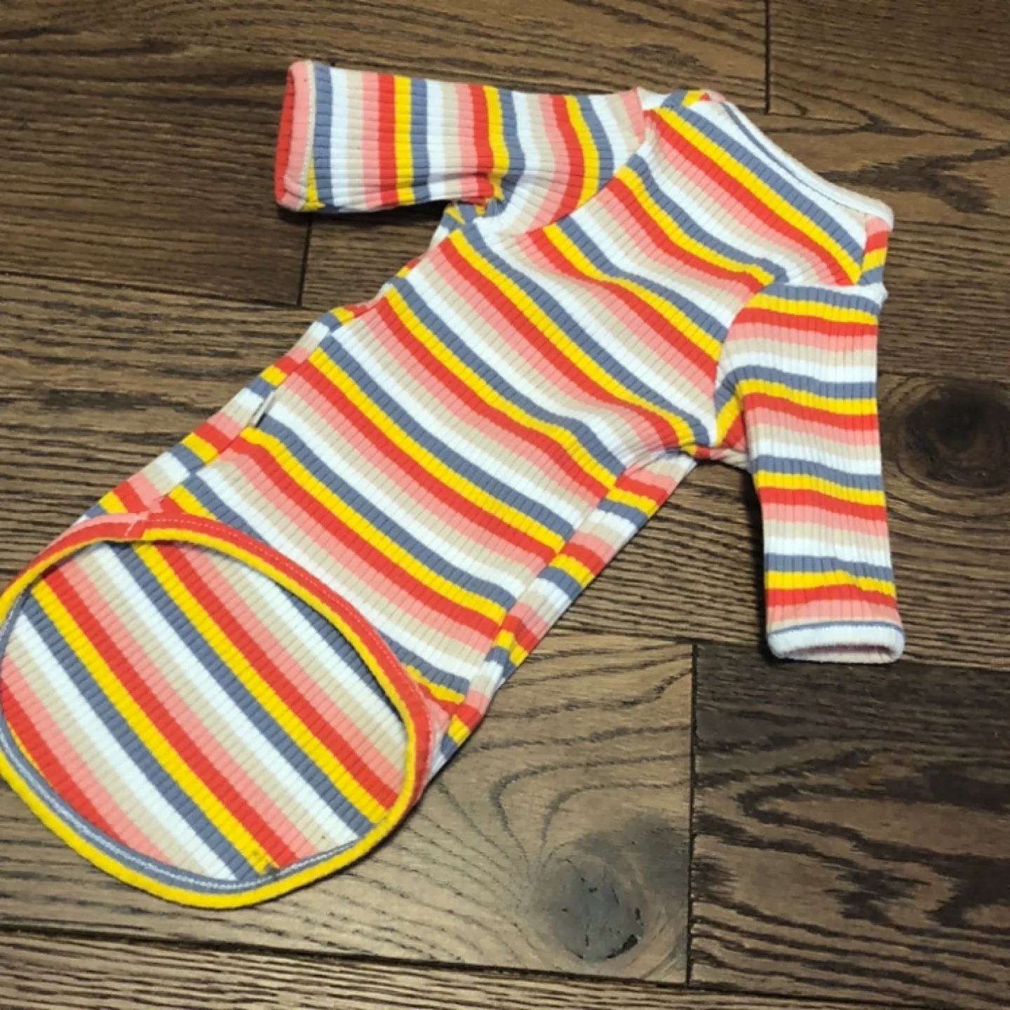 Adorable Striped Dog Shirt image indicator(2)