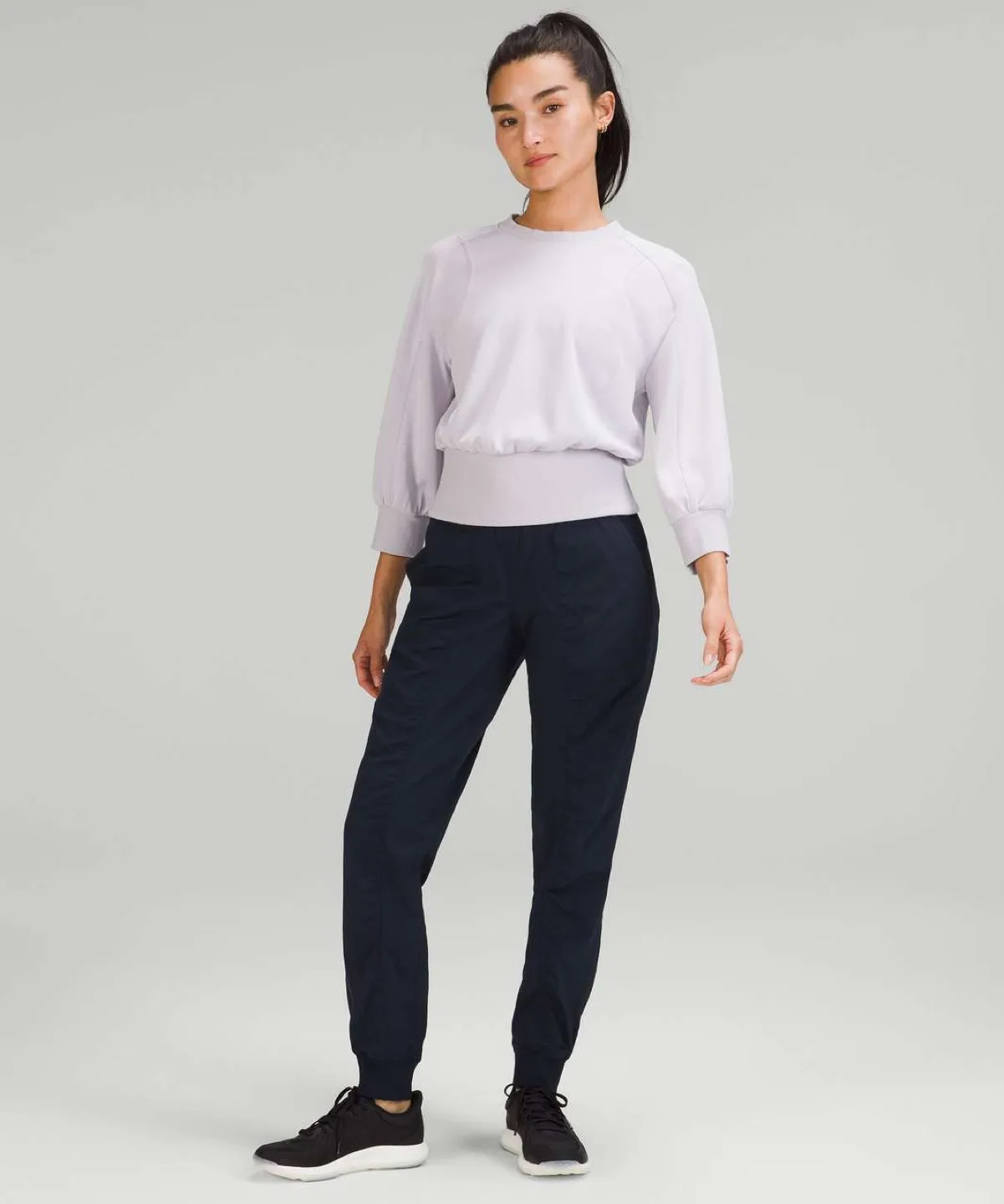 Lululemon 🍋Softstreame Ribbed-Hem Pullover - Faint Lavender image indicator(5)