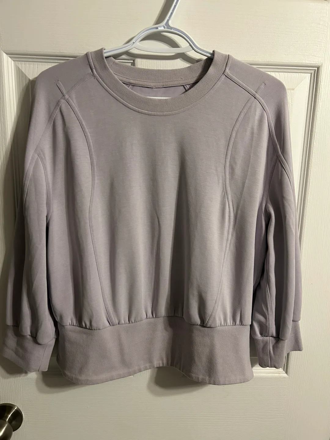 Lululemon 🍋Softstreame Ribbed-Hem Pullover - Faint Lavender image indicator(7)