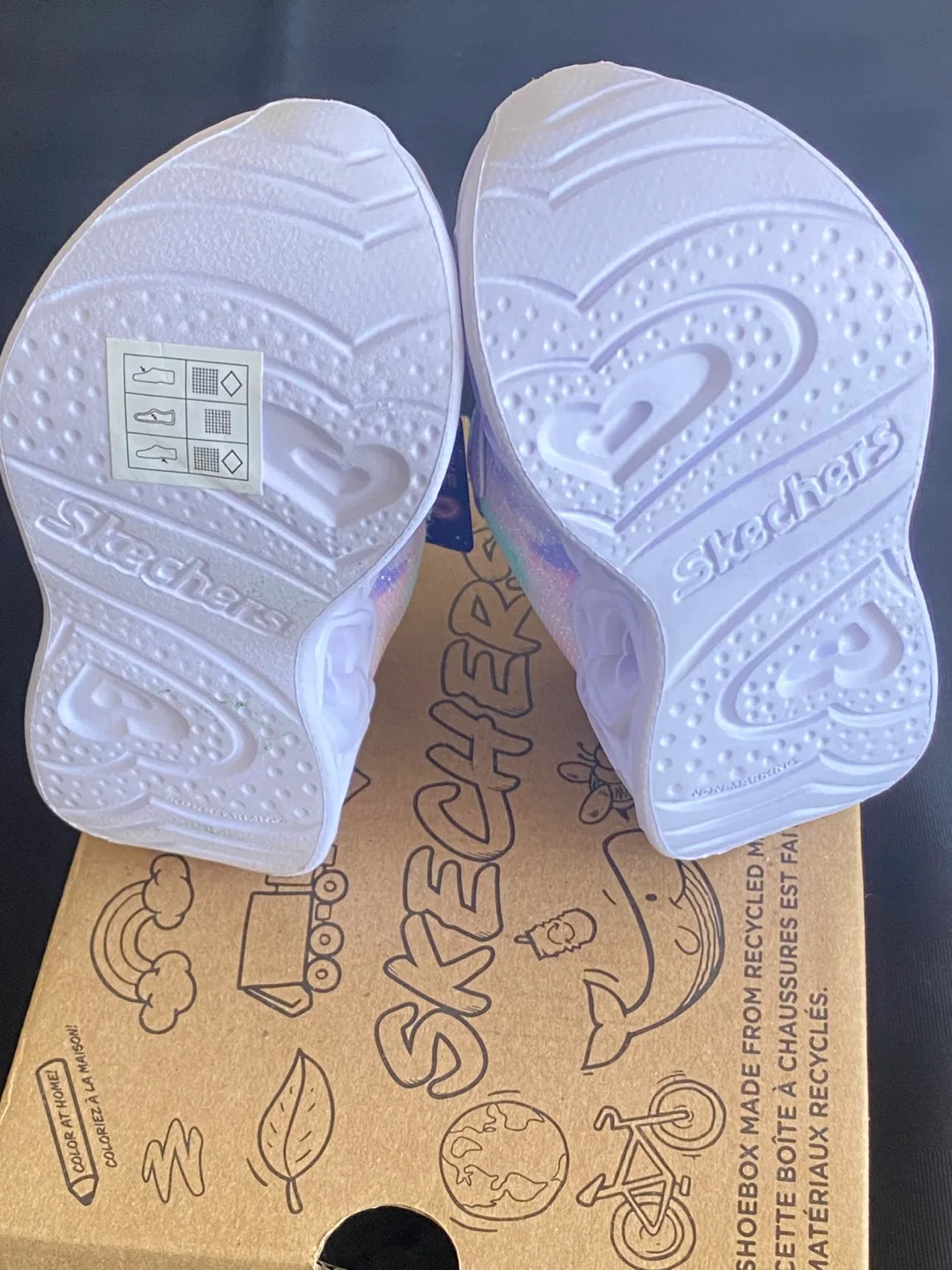 Skechers Heart Lights Toddler Girls' Sneakers - Size 5 image indicator(5)