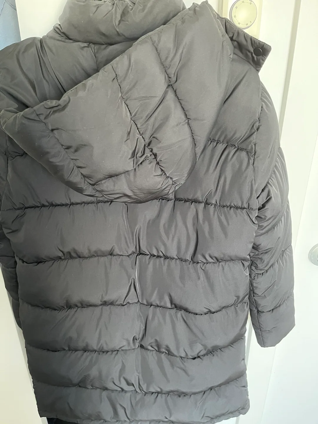 Ardene Black Puffer Jacket with Hood size S image indicator(2)
