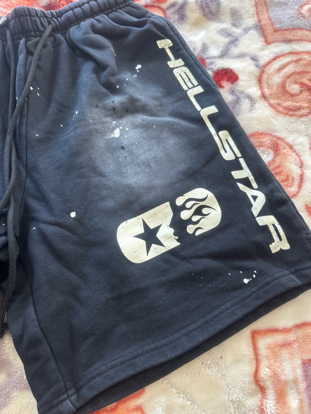 Hellstar “White Acid Wash” Shorts - photo 4