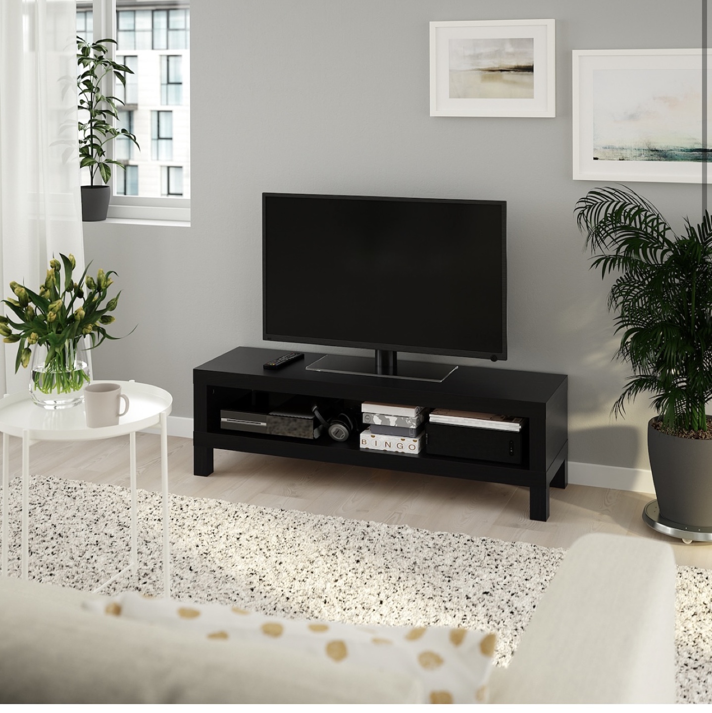 IKEA TV bench - black - still in the box