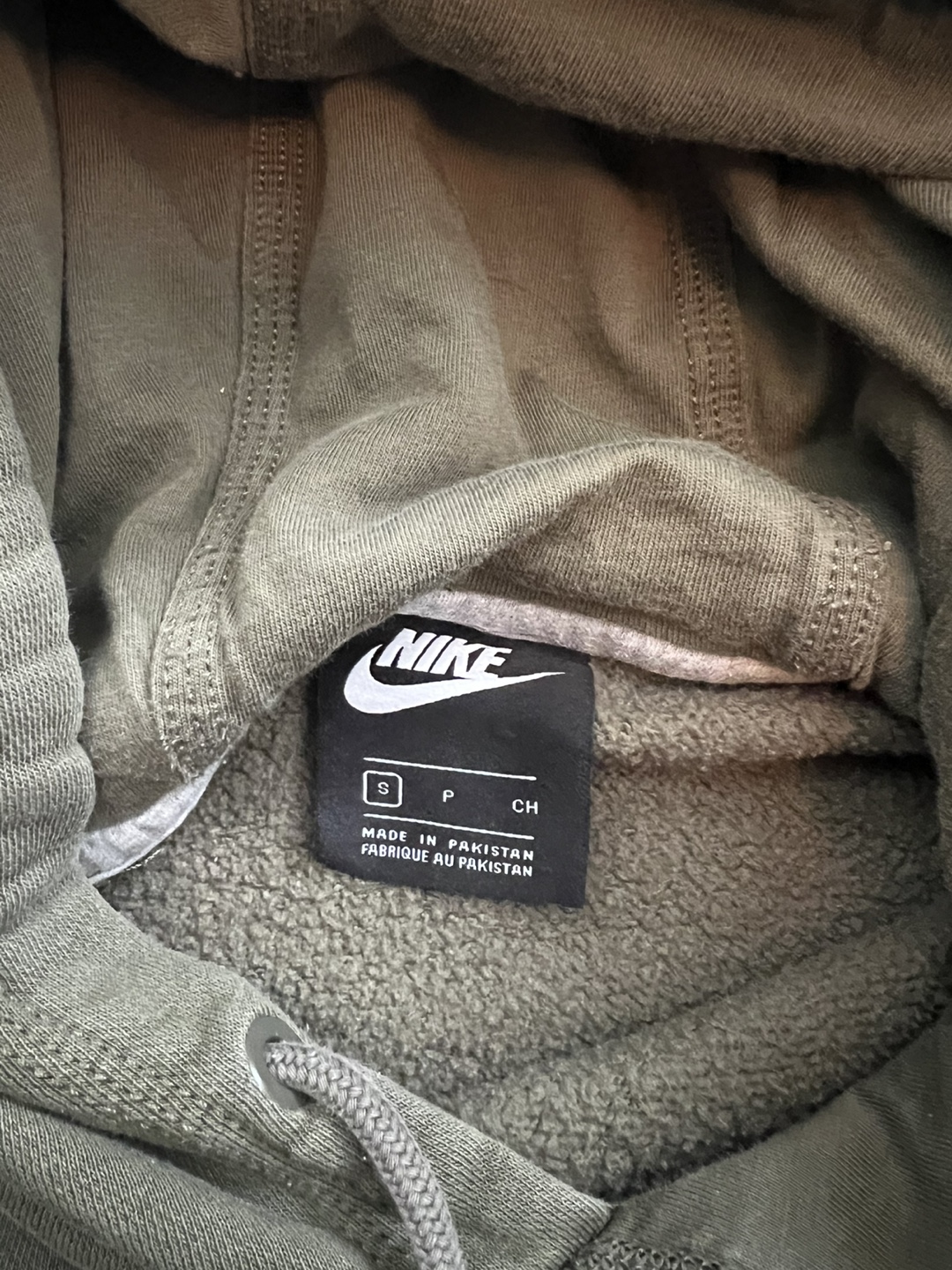 Nike Olive Green Hoodie Size Small - photo 4