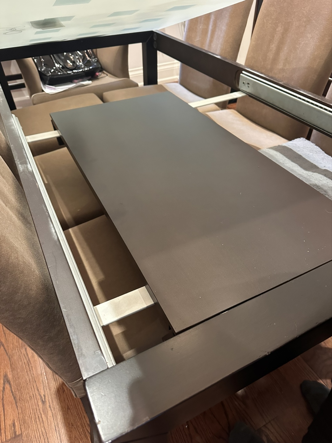 Modern Dining Table and Eight Chairs Set - photo 3