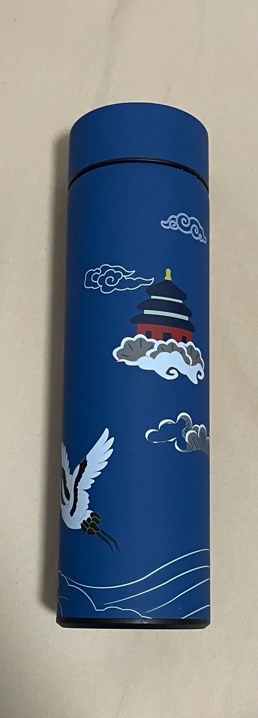 💚Vacuum Insulated Stainless Steel bottle with Crane design image indicator(3)