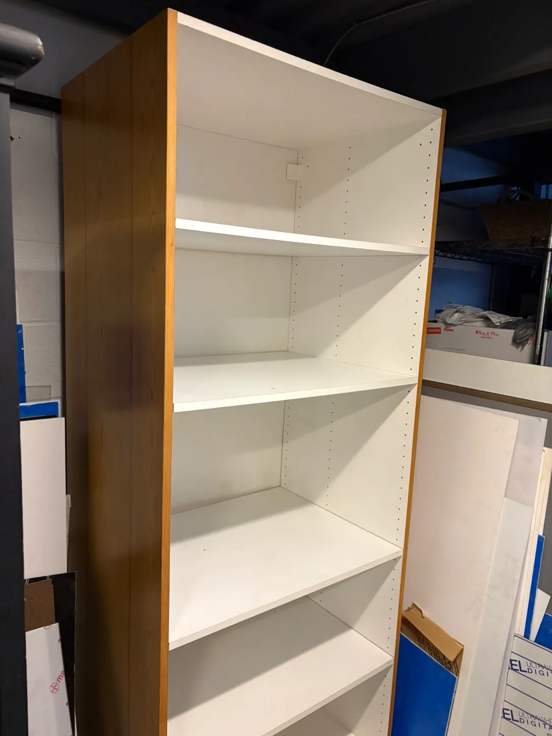 Tall Wooden Bookshelf - 5 Shelves image indicator(5)