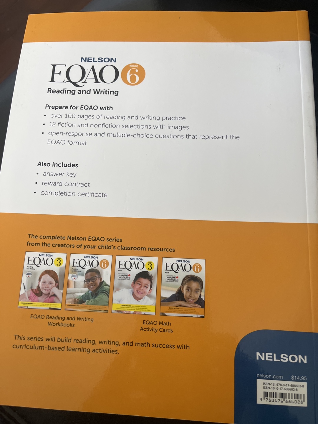 Nelson EQAO Grade 6 Reading and Writing Workbook - photo 2