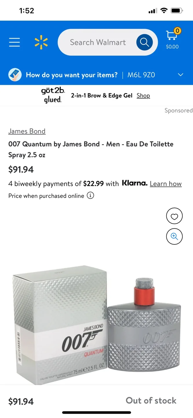 James Bond 007 Quantum Eau De Toilette Spray 1 fl oz image indicator(2)