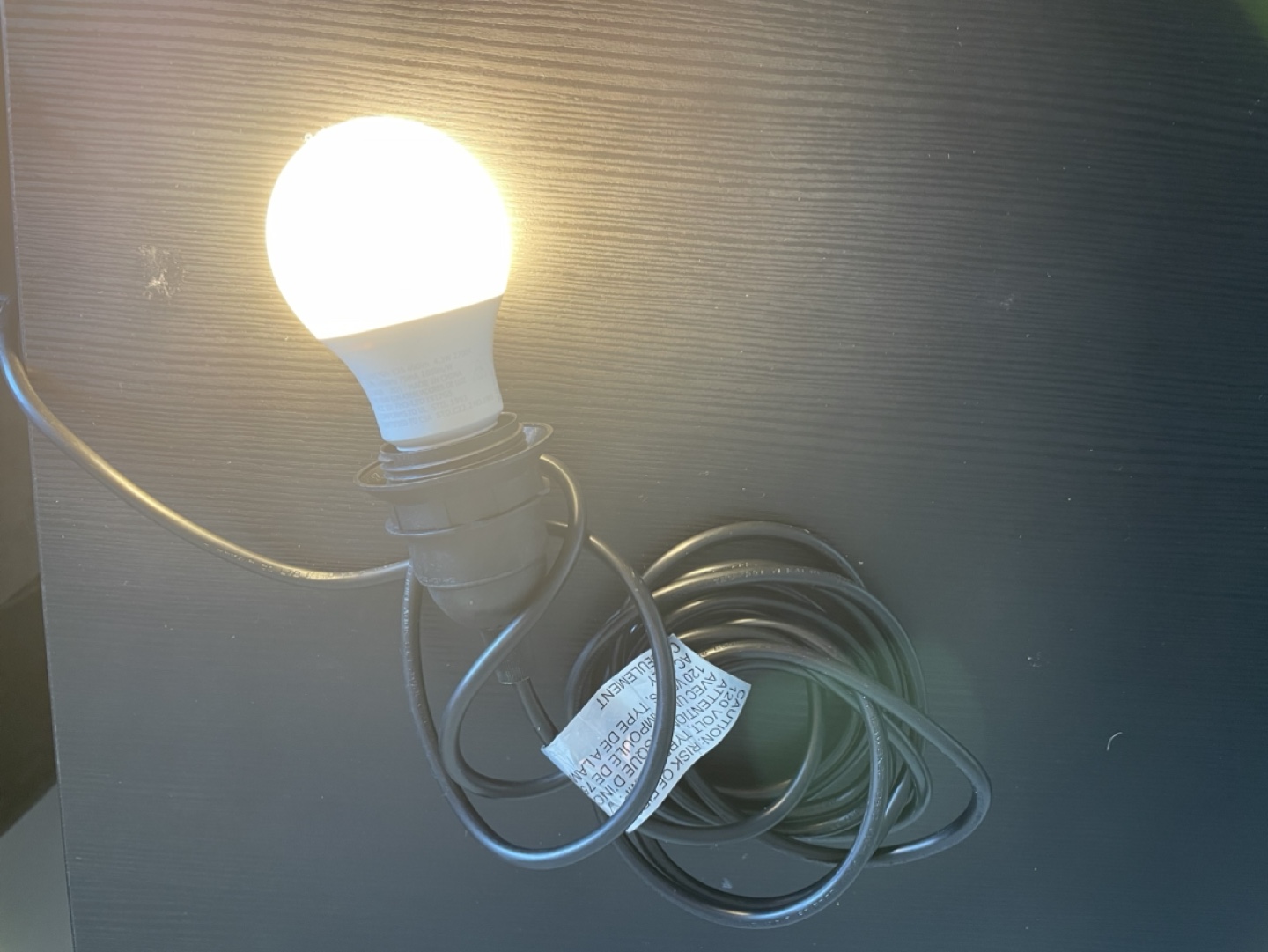 LED Bulb with Cord and Inline Switch - photo 2