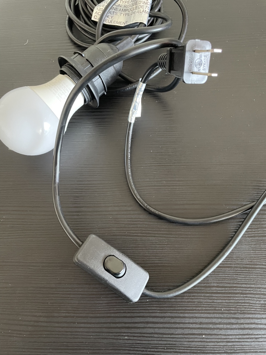 LED Bulb with Cord and Inline Switch - photo 3
