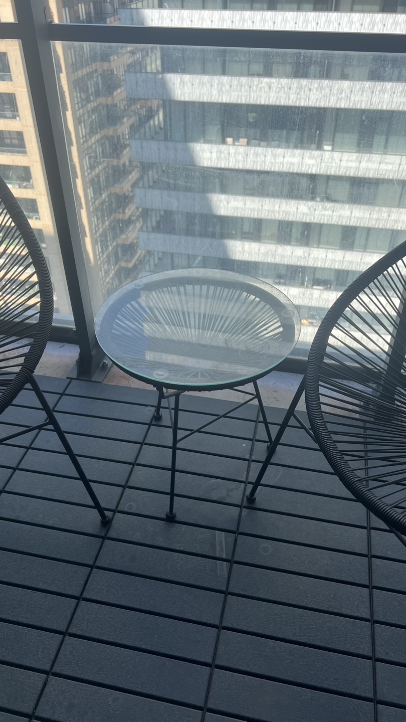Outdoor Patio Set - 2 Chairs & Side Table - photo 4