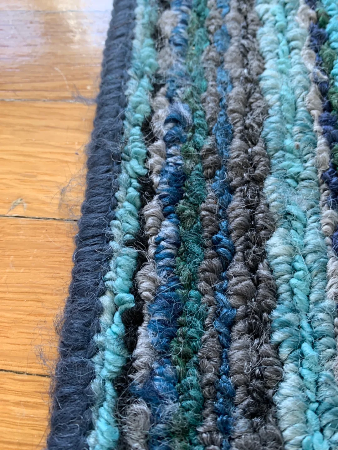 Striped Braided Runner Rug image indicator(4)