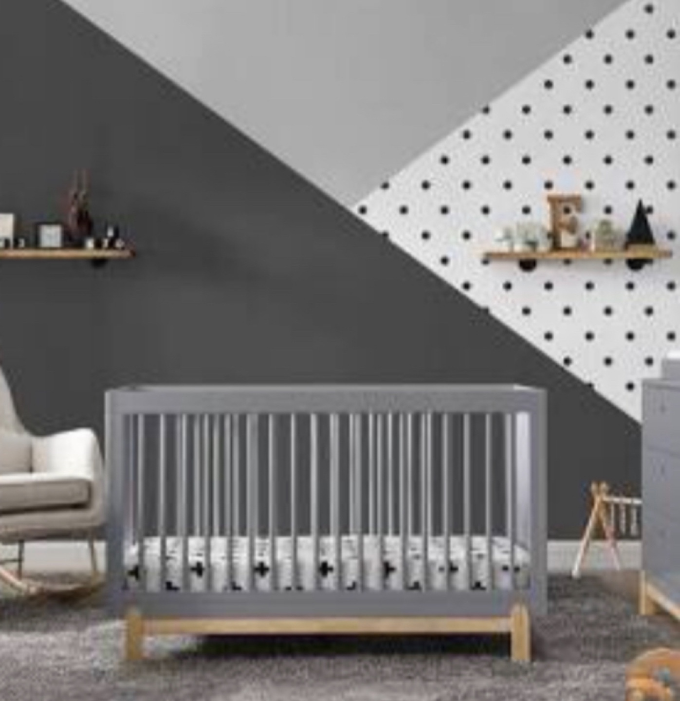 Delta Wooden Crib (3-1 Convertible) - GREENGUARD Gold Certified - photo 4