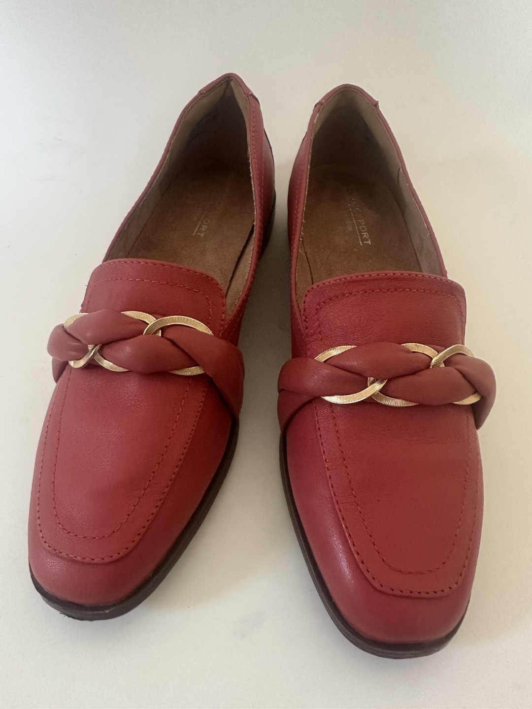 Rockport Susana Women's  woven chain Loafers Sz 8.5