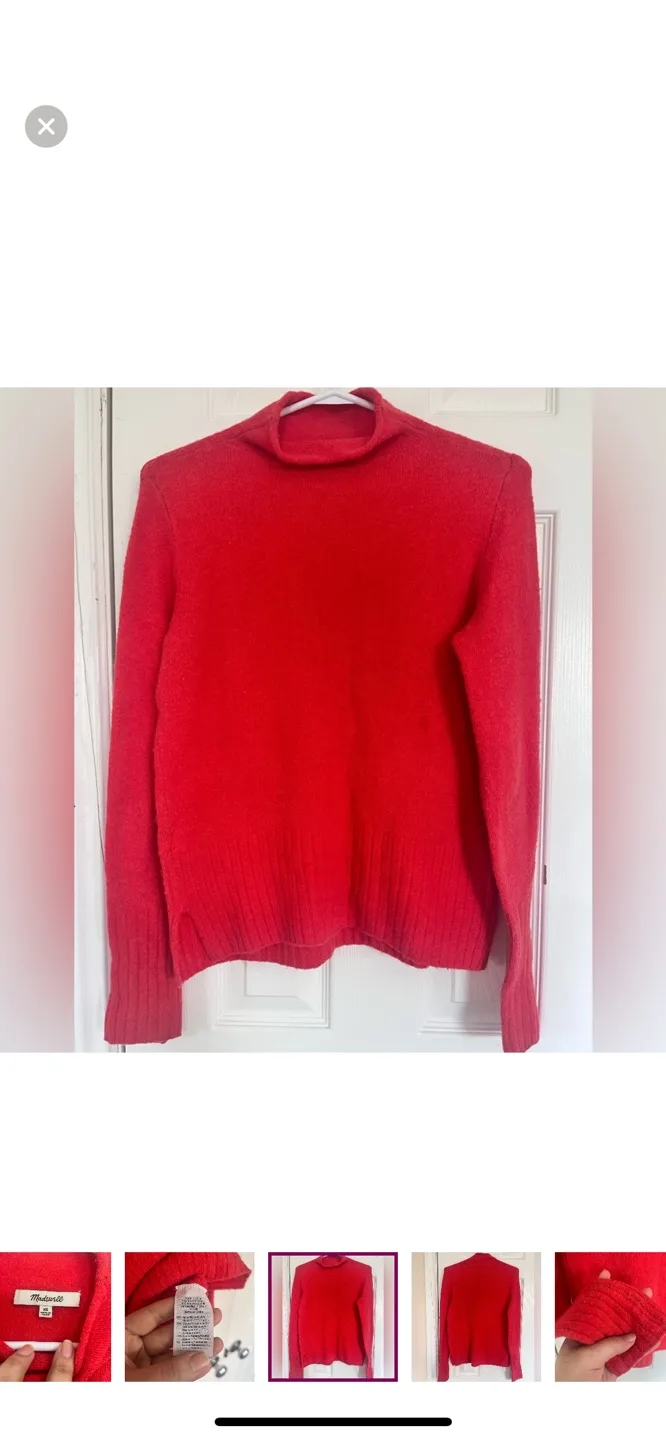 Madewell turtleneck merino alpaca blend image indicator(3)
