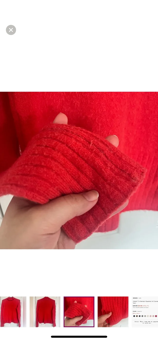 Madewell turtleneck merino alpaca blend image indicator(6)