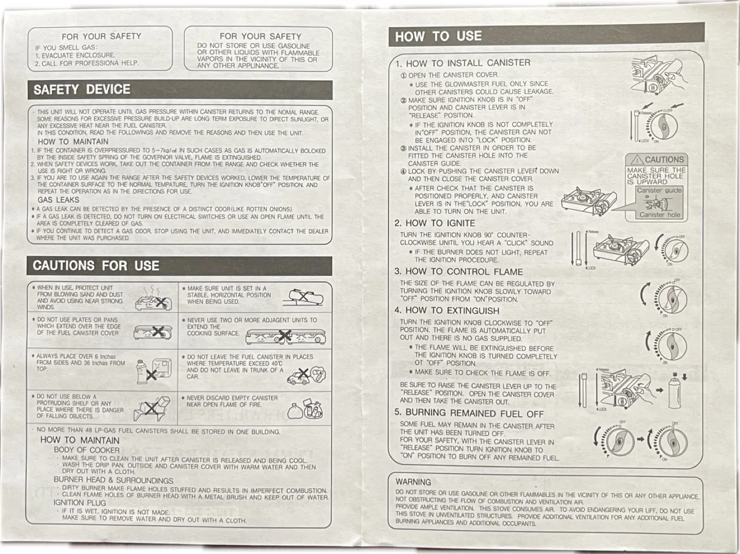 Thunder Range Portable Butane Gas Cooker - Model C1-153 image indicator(6)