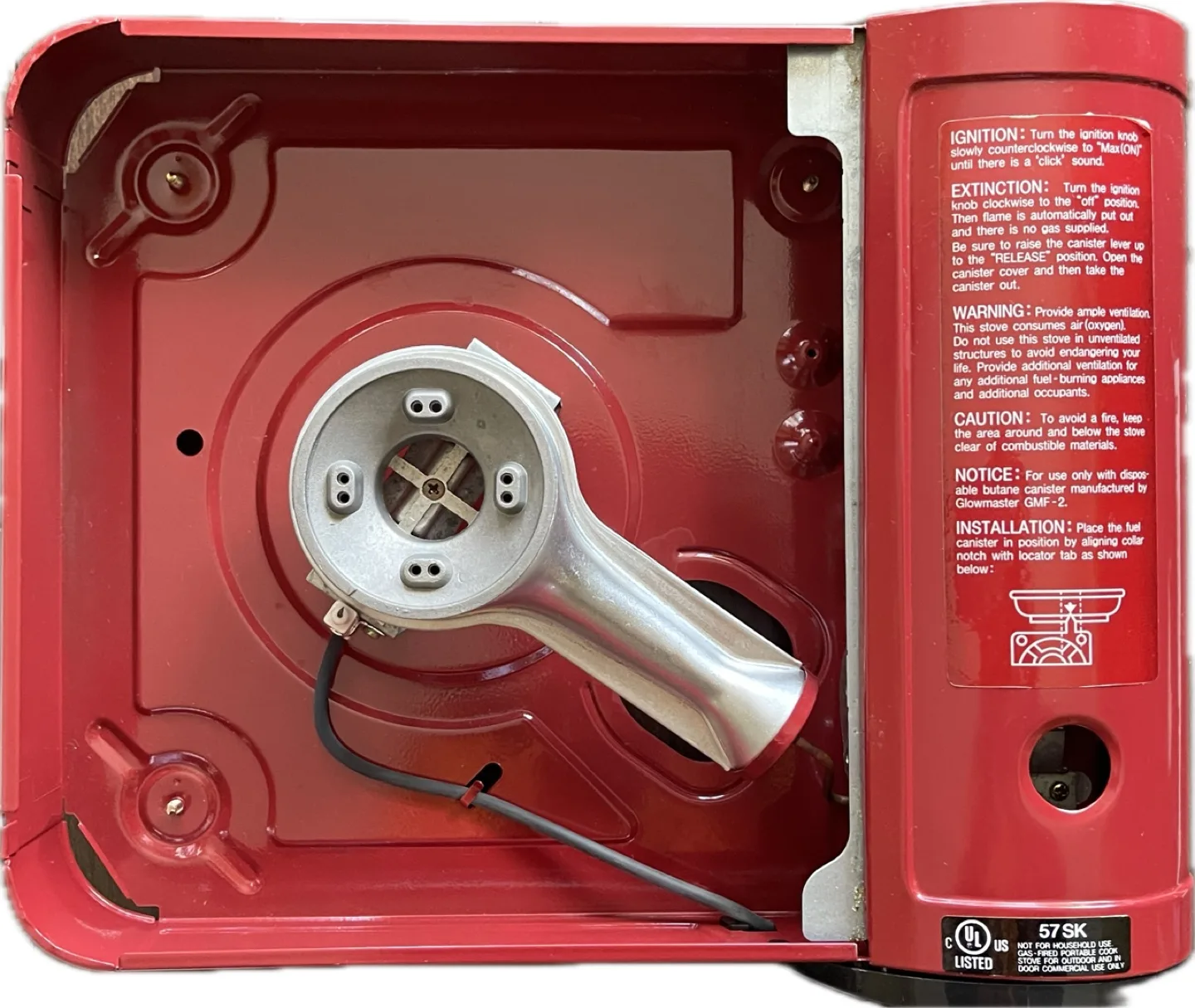 Thunder Range Portable Butane Gas Cooker - Model C1-153 image indicator(4)