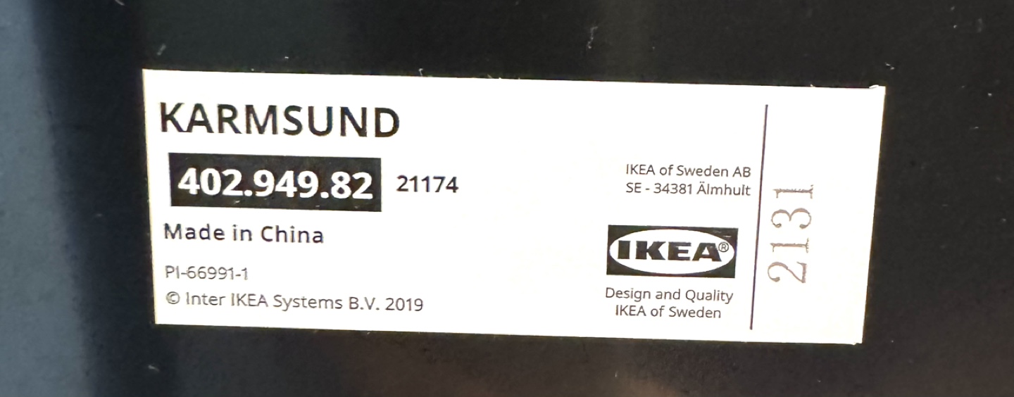 IKEA KARMSUND Full-Length Standing Mirror with Hooks - photo 2