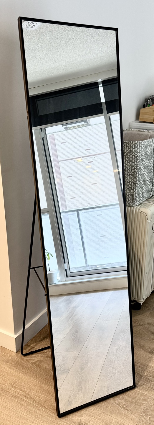 IKEA KARMSUND Full-Length Standing Mirror with Hooks - photo 3