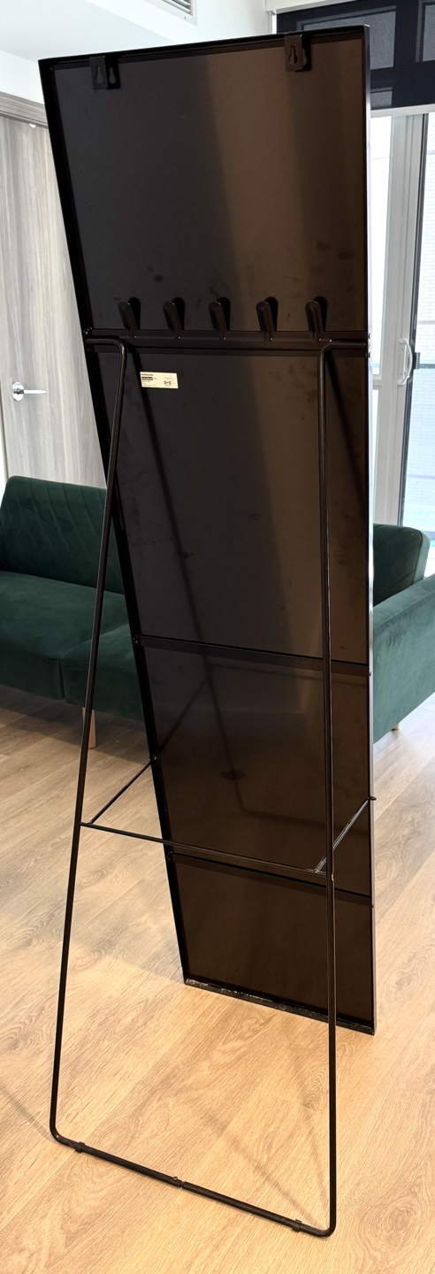 IKEA KARMSUND Full-Length Standing Mirror with Hooks - photo 4