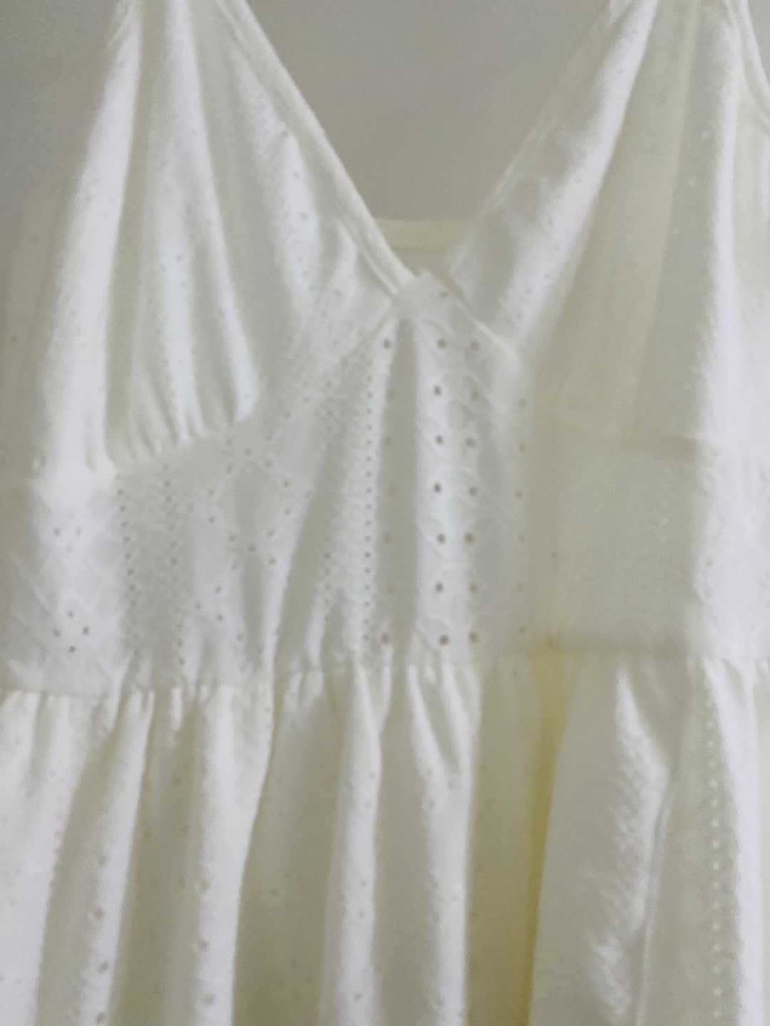 SHEIN White Eyelet Summer Dress Size Small - photo 2