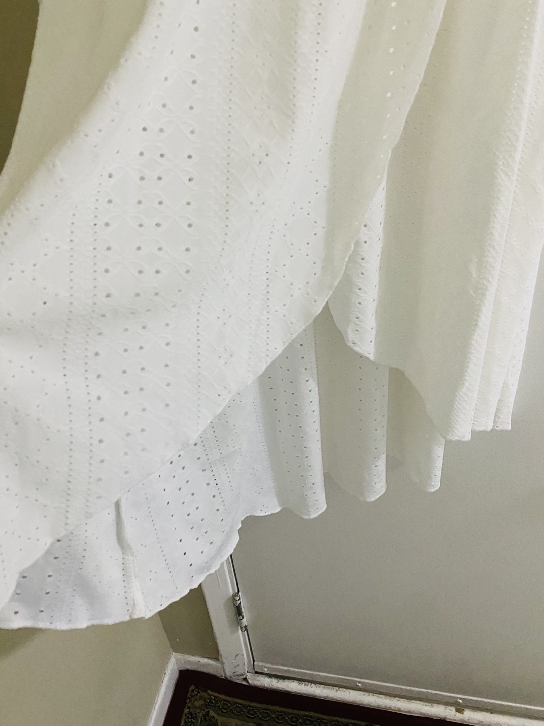 SHEIN White Eyelet Summer Dress Size Small - photo 3
