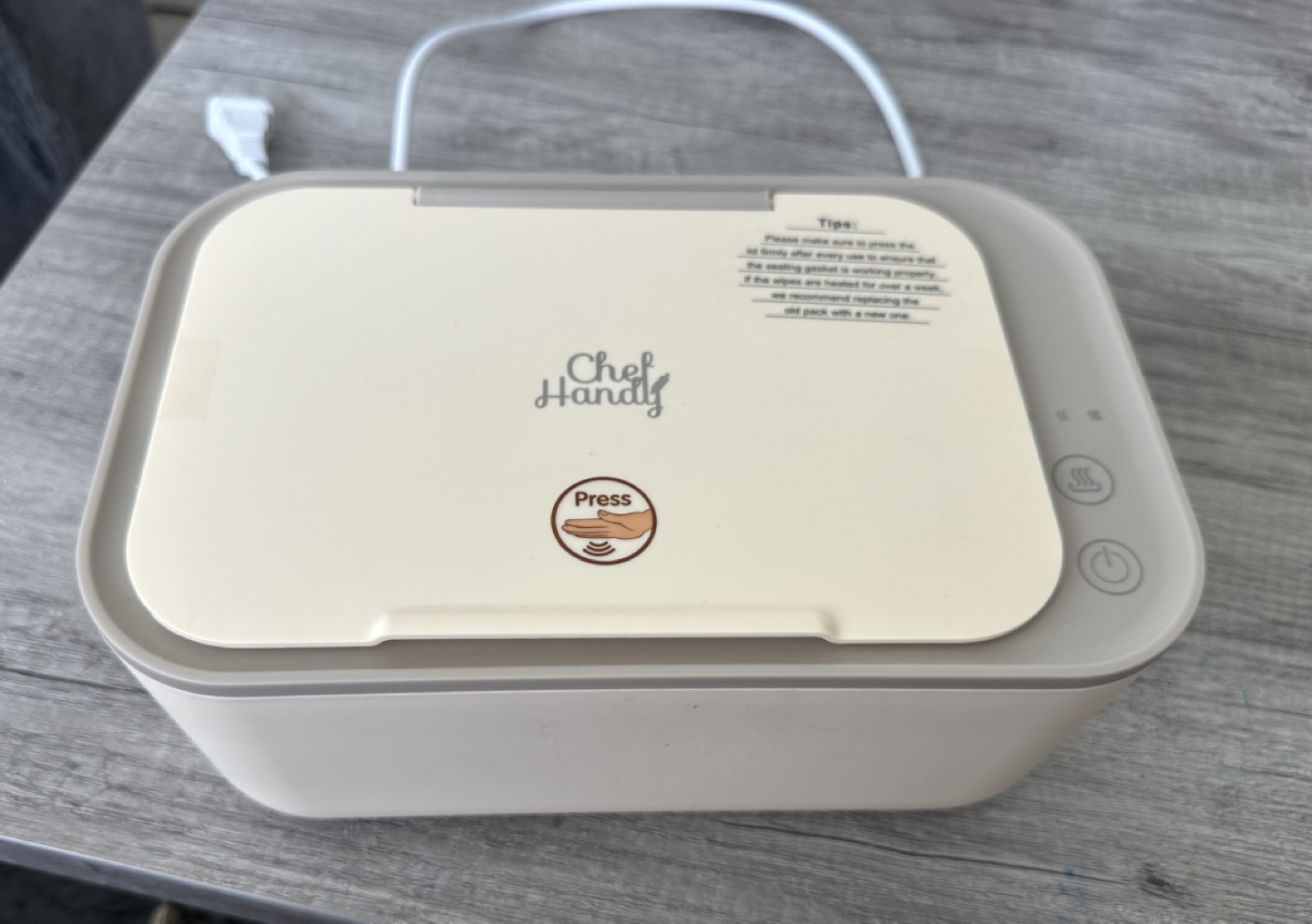 Chef Handy Heated Wipe Warmer