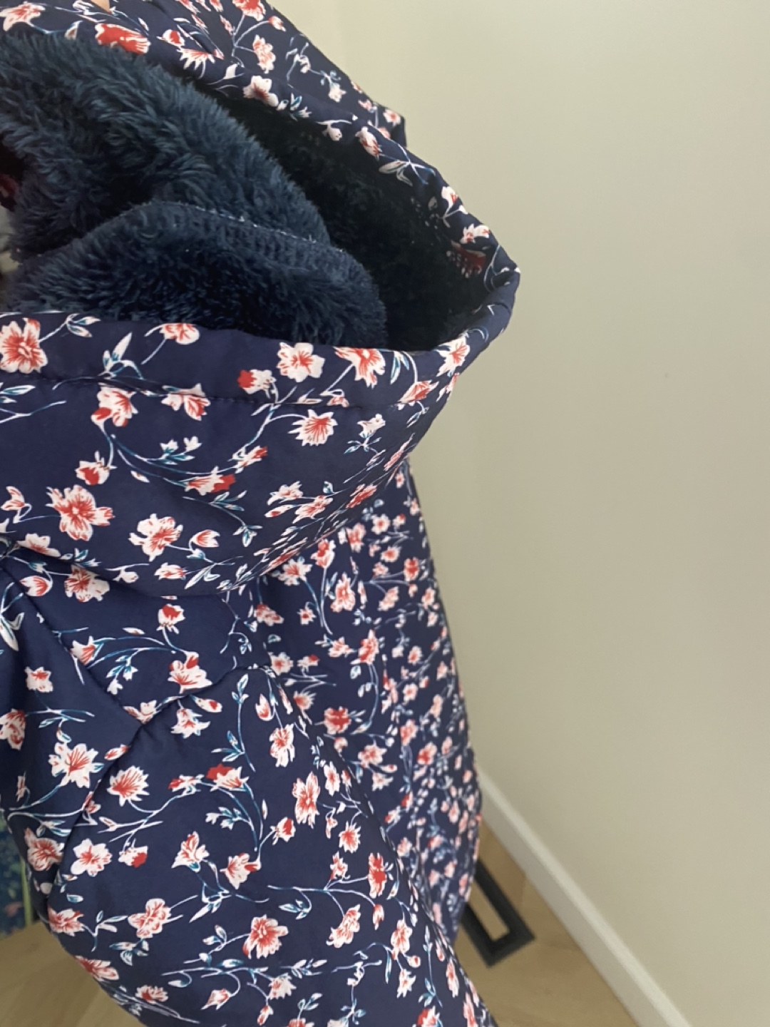 Girls' Floral Hooded Jacket Size 4 - photo 3