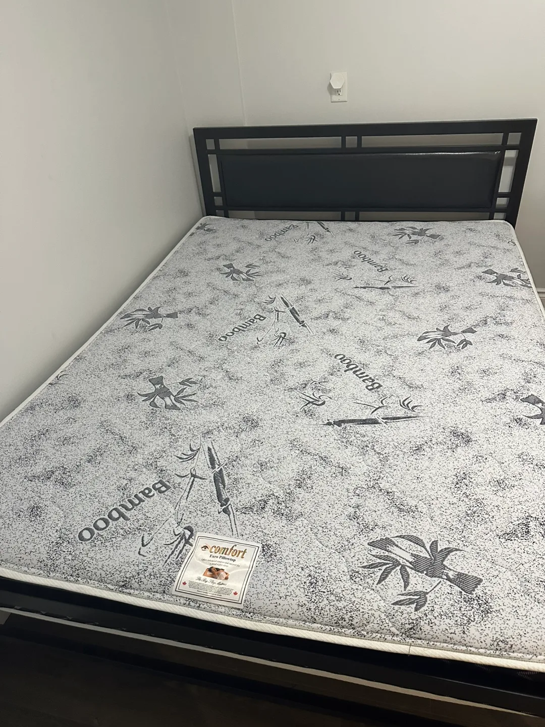 Metal Bed Frame with Headboard - Queen Size image indicator(2)