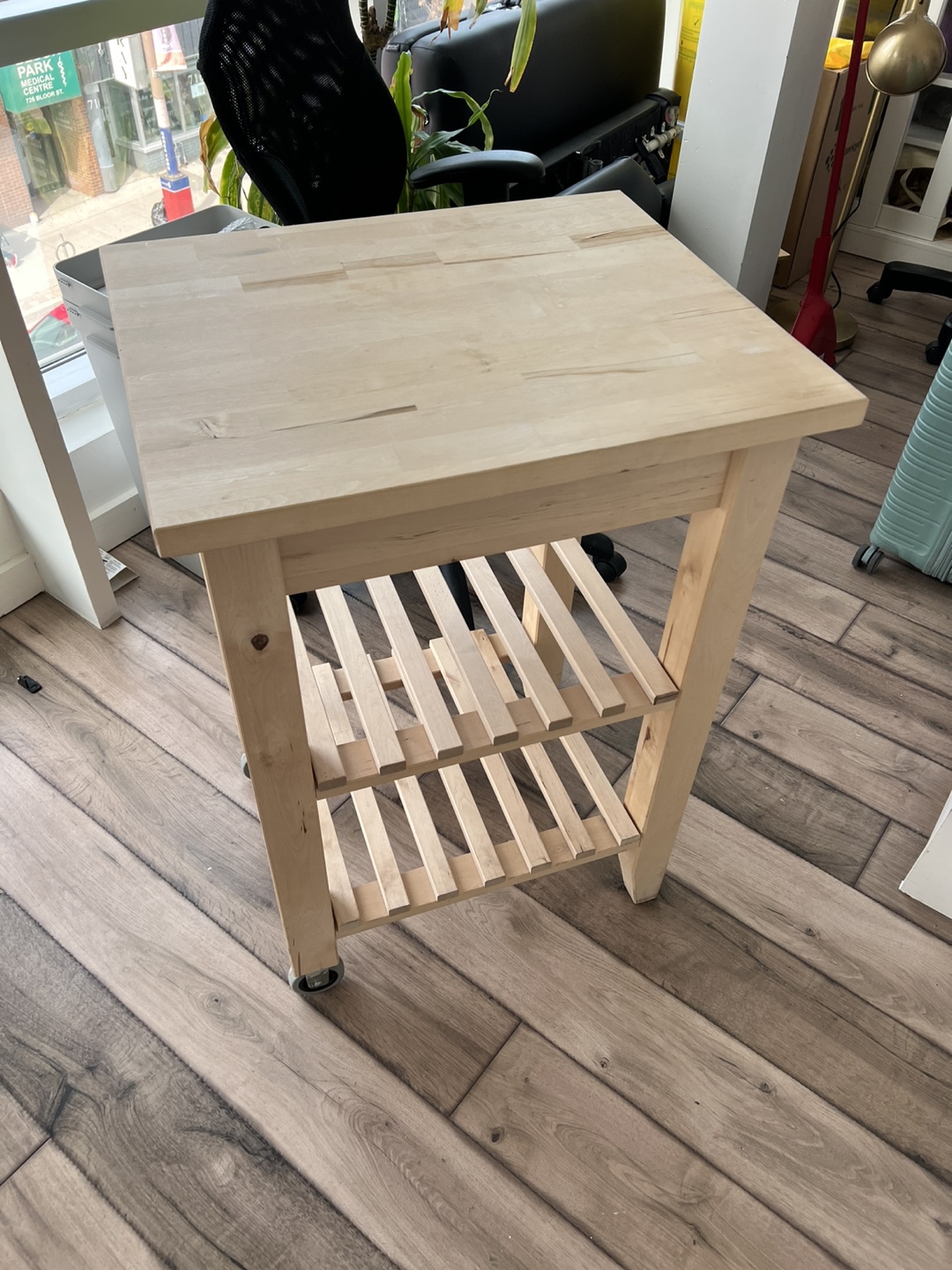 IKEA Wooden Kitchen Cart BEKVAM - photo 4