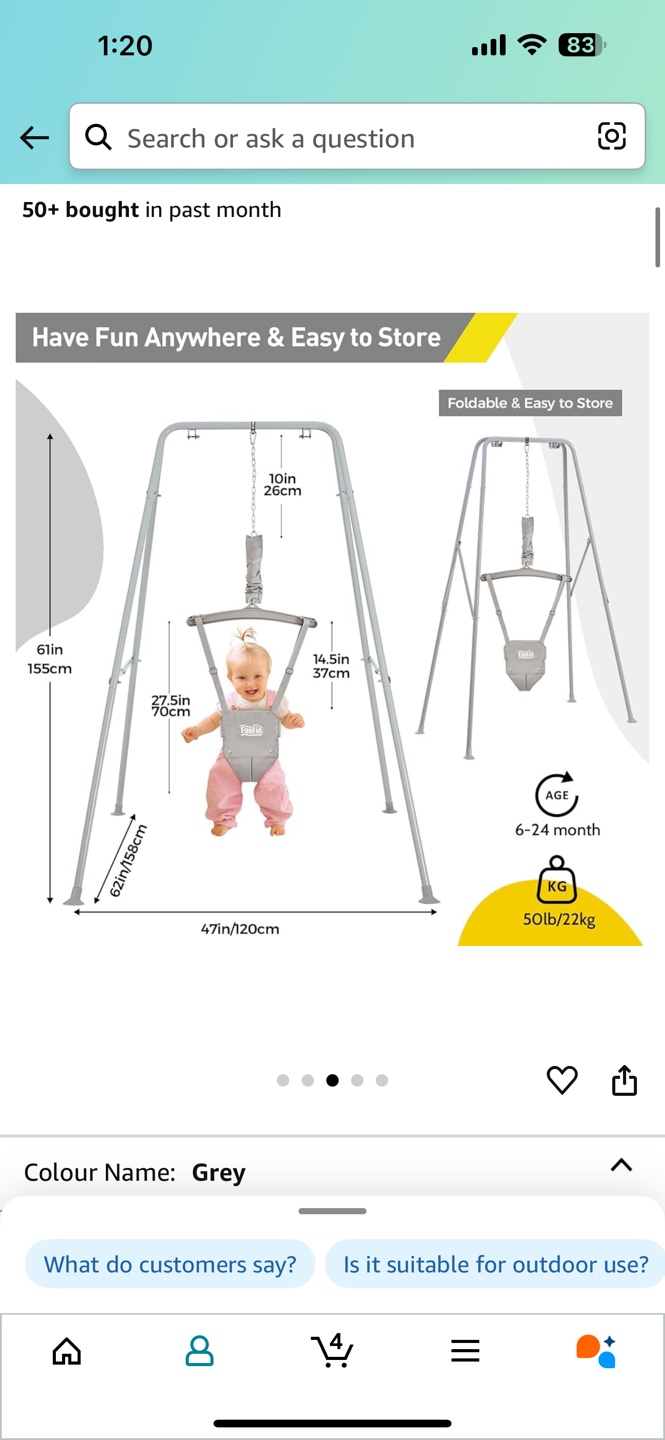 FUNLIO Baby Jumper with Stand - photo 4