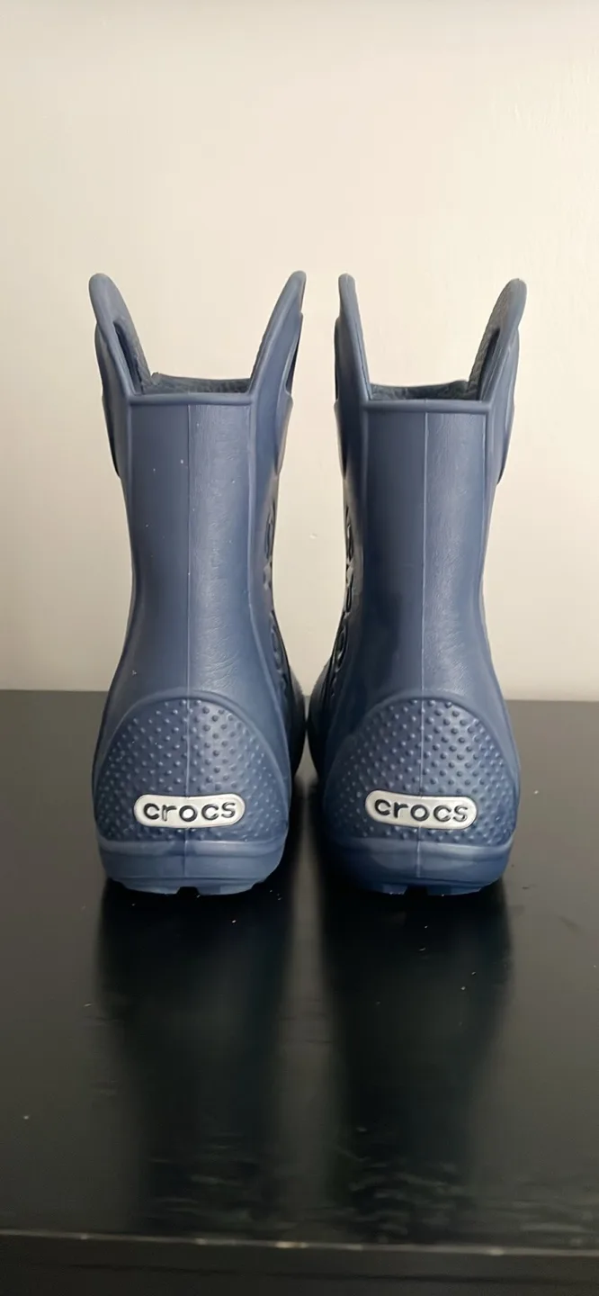 Crocs Kids' Crocband™ Rain Boots - Size 9C image indicator(2)