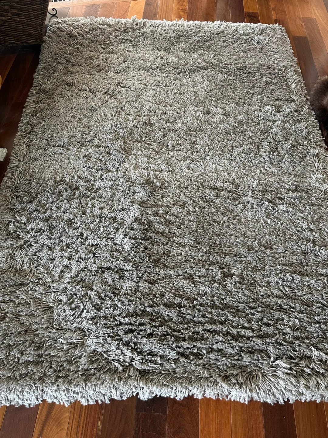 Ikea Grey Shag Rug image indicator(2)