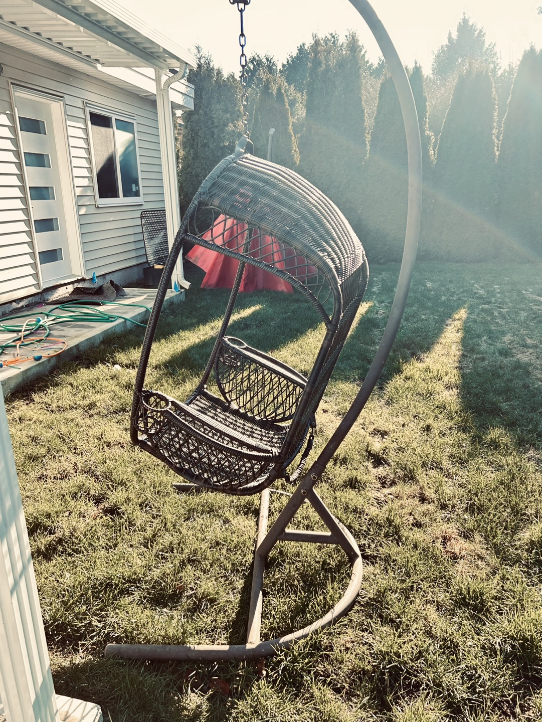Outdoor Hanging Egg Chair Swing