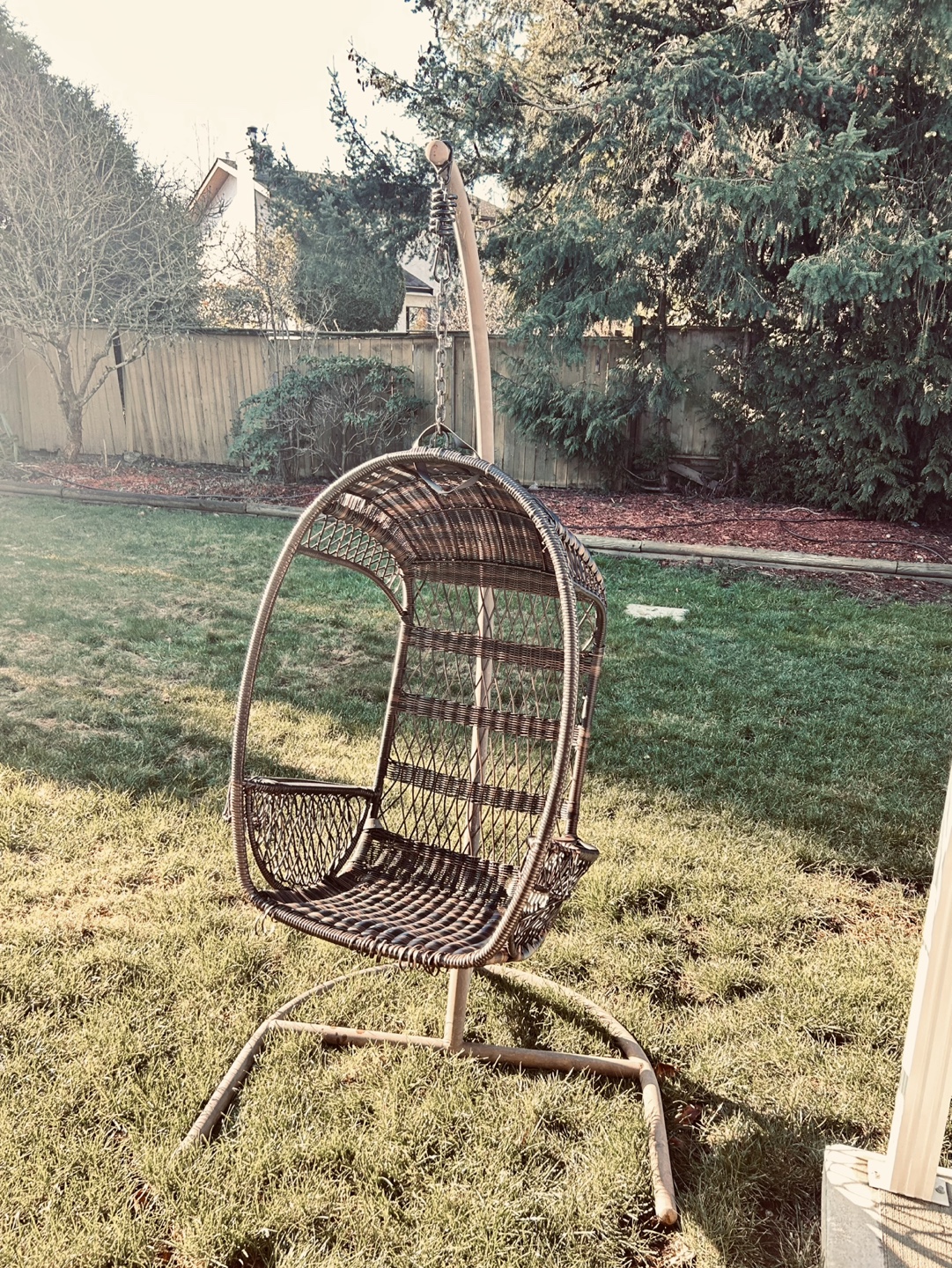 Outdoor Hanging Egg Chair Swing - photo 2