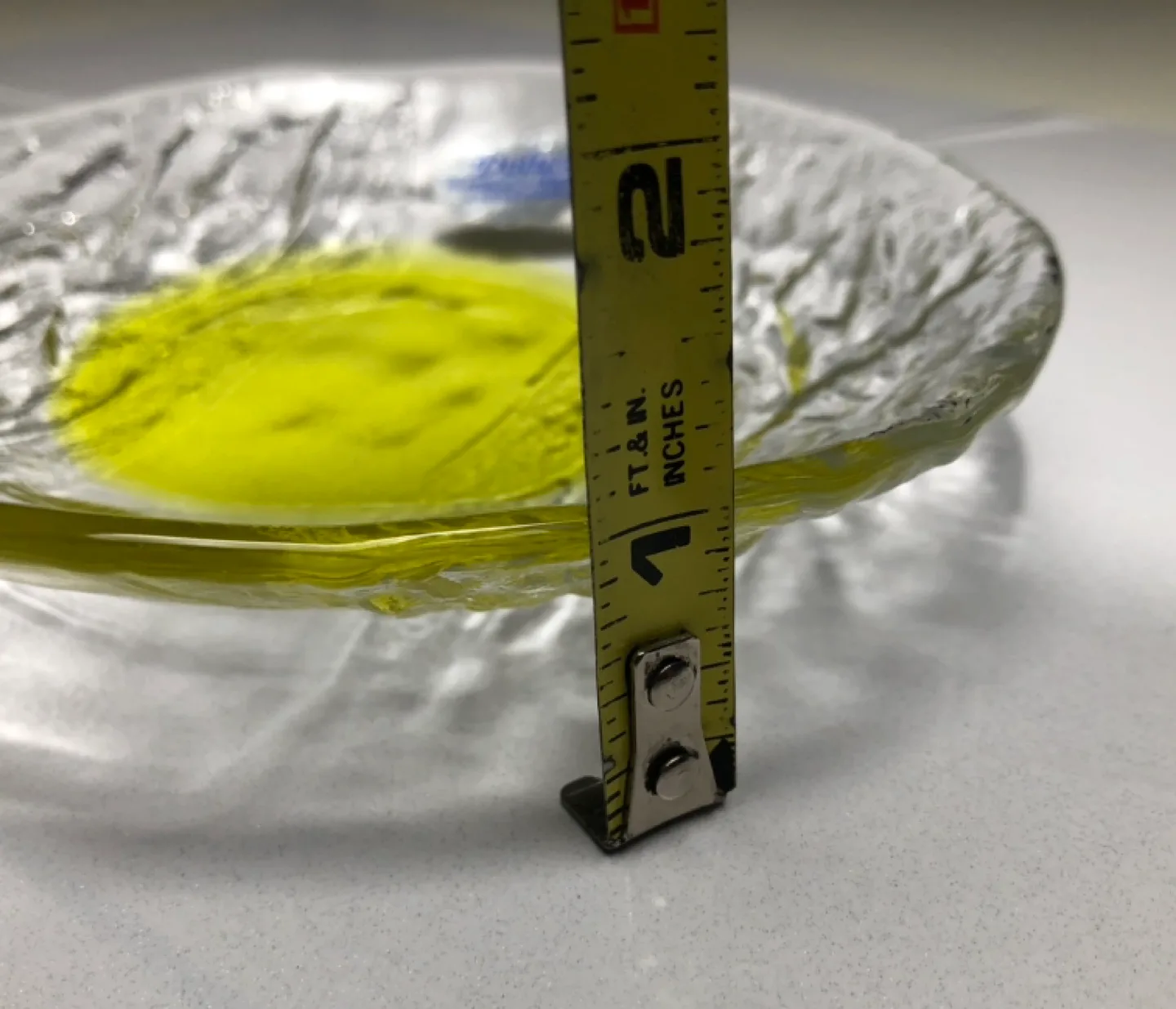 Vintage handmade art glass dish image indicator(10)