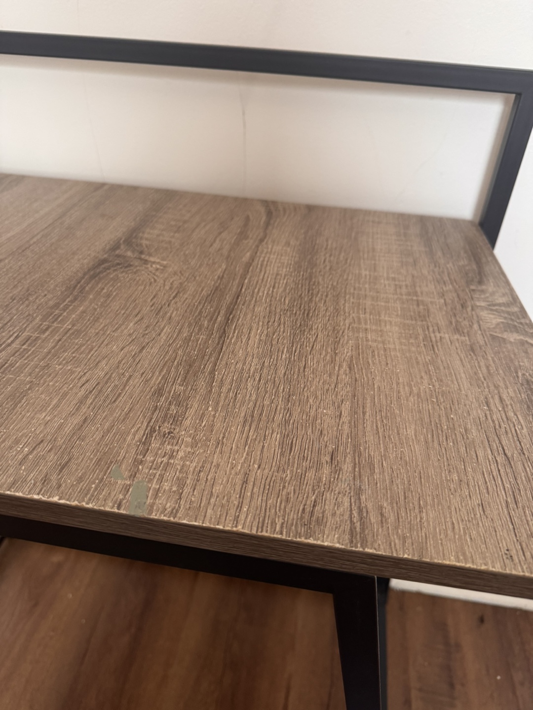 Small Writing Desk with Black Metal Frame - photo 4